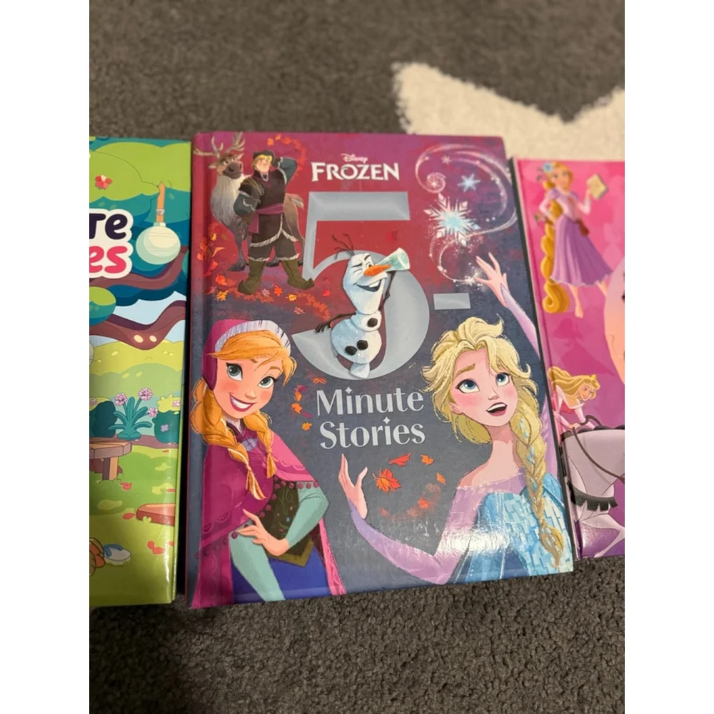 Disney & Bluey Kids Book Bundle – Frozen, Princess & Bluey (Like New)